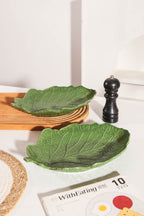 2 pcs leaf plate