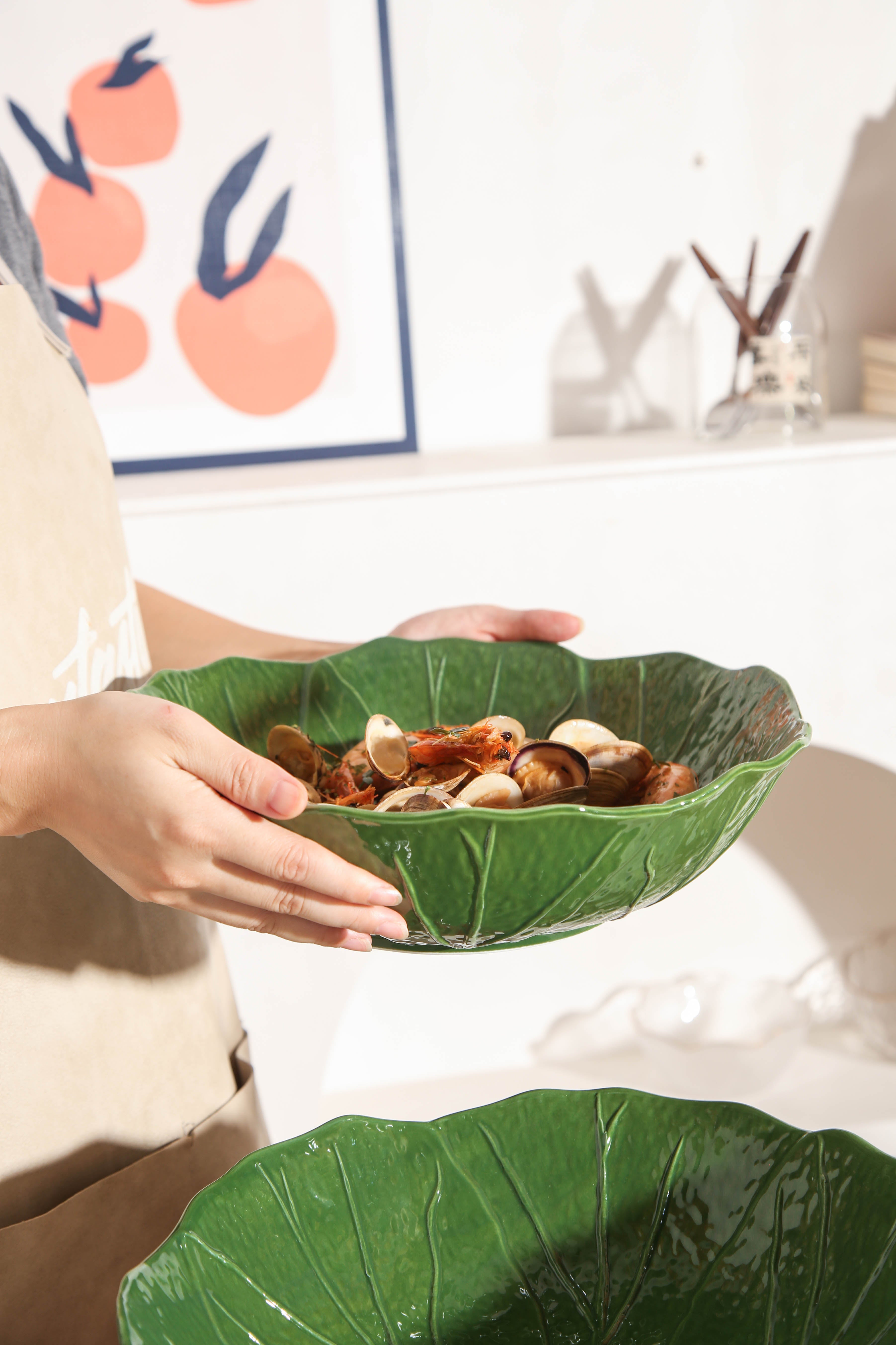 2pcs Large Salad Bowl