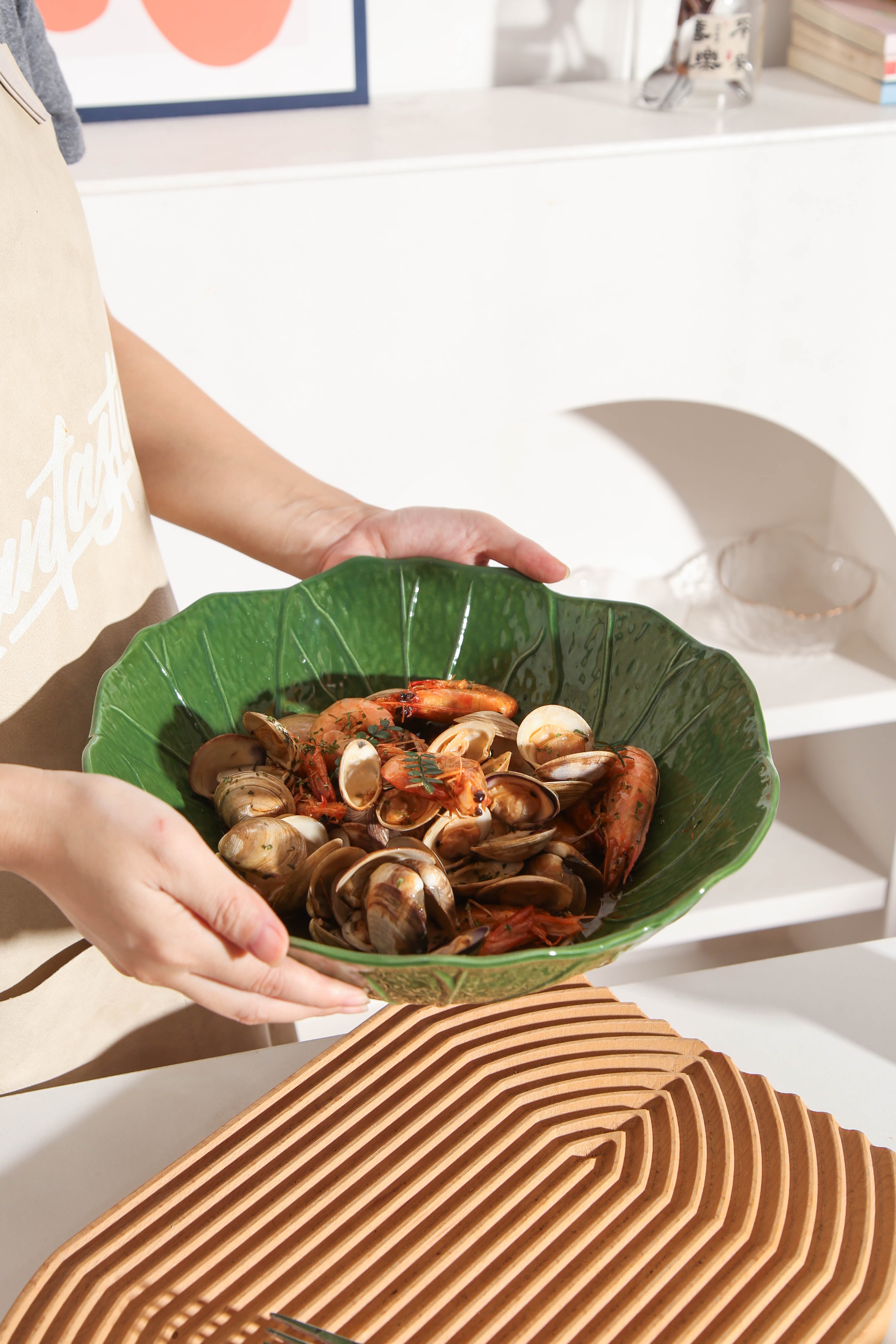 2pcs Large Salad Bowl